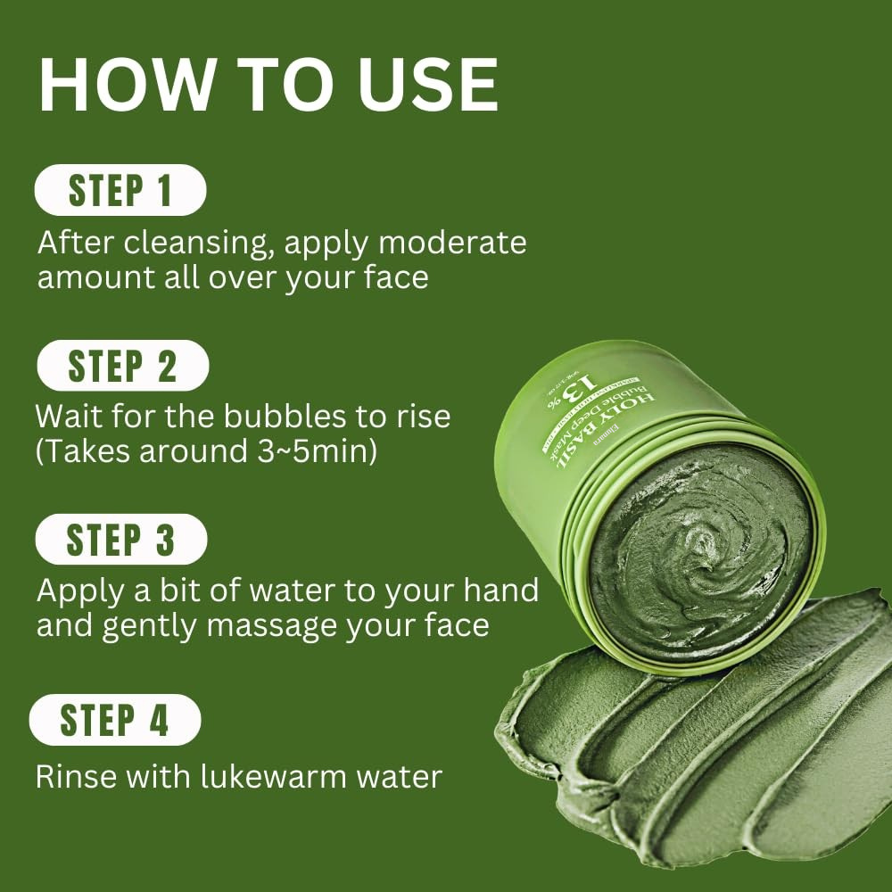 Holy Basil Deep Bubble Mask